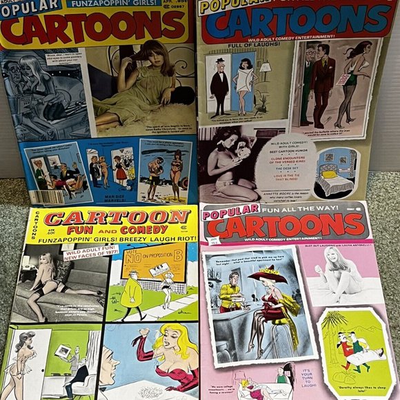 Toys 4 19778 Magazine Risque Popular Cartoons Pinupbill Ward Comic